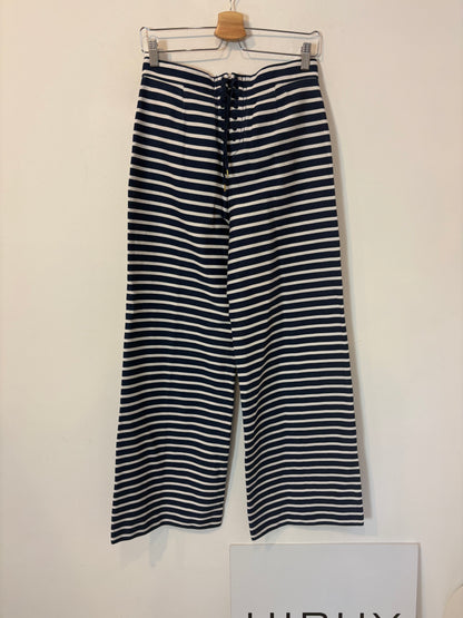 J CREW. Pantalón rayas abotonado