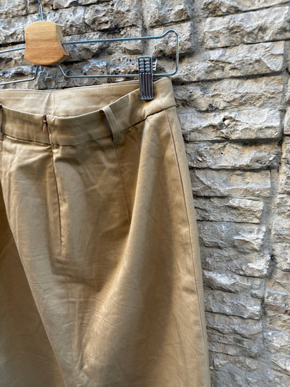 MIU MIU. Falda midi bolsillos T.m