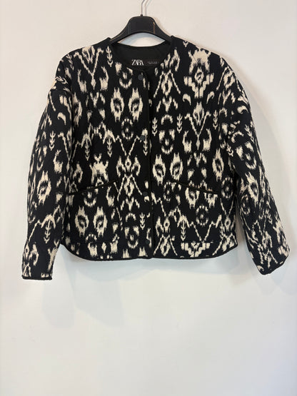 ZARA. Printed quilted jacket. TS