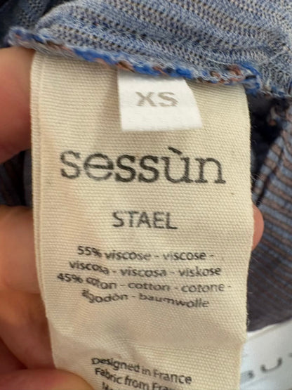 SESSÚN. Blusa textura rayas