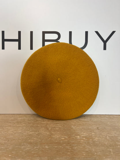 CAYUMAS. Boina mostaza lana. TU