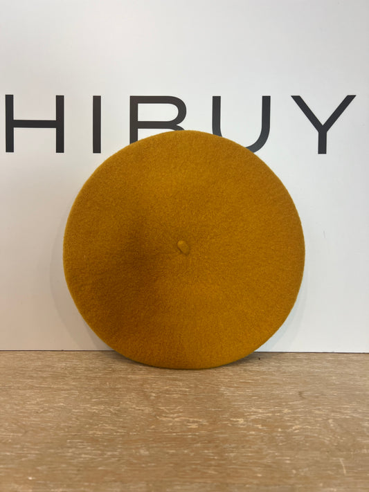 CAYUMAS. Boina mostaza lana. TU