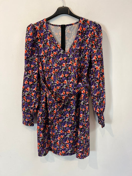 OTRAS. Vestido morado flores TU(S)