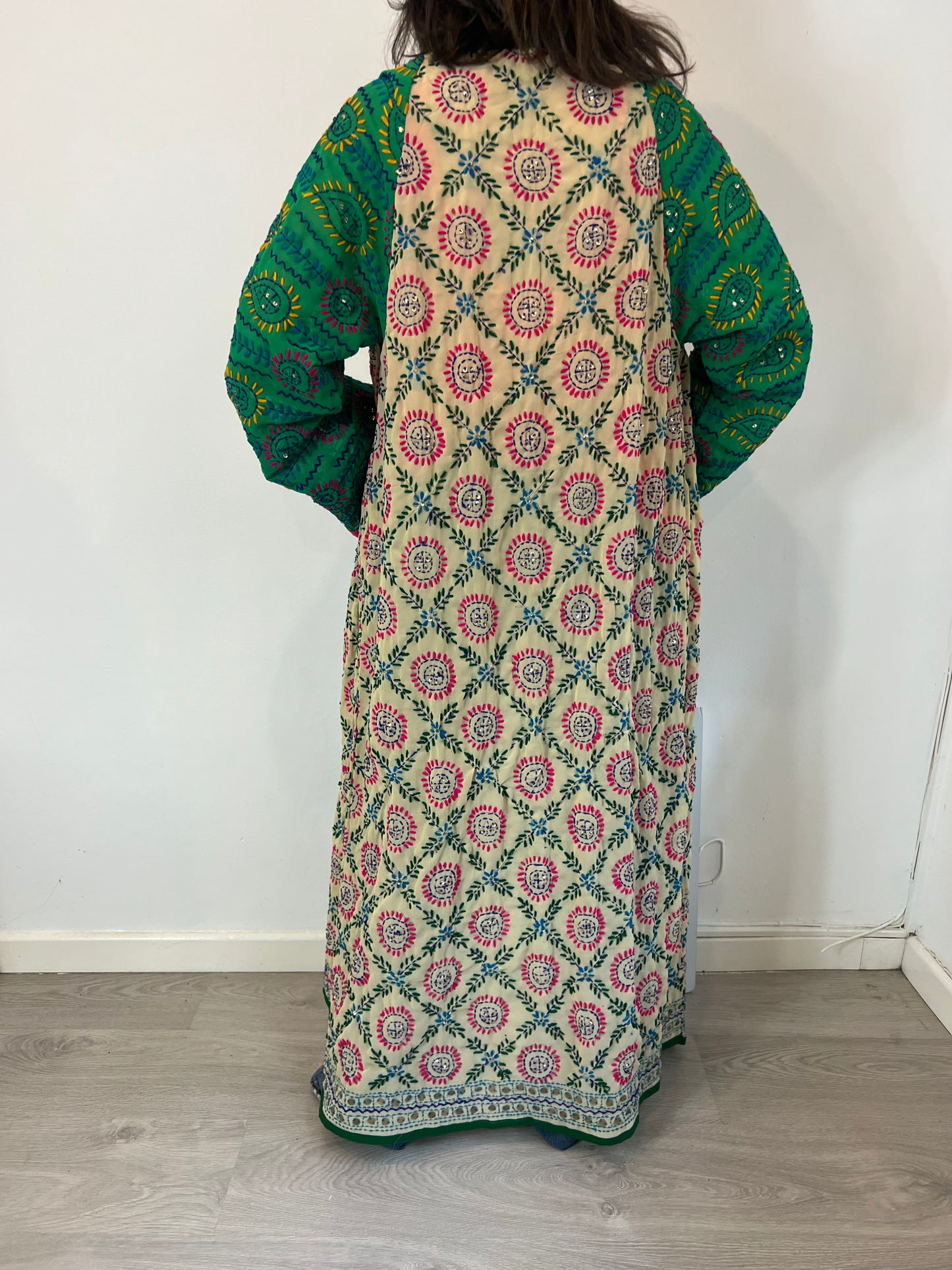 OTRAS. Kimono multicolor bordado TU(s/m)