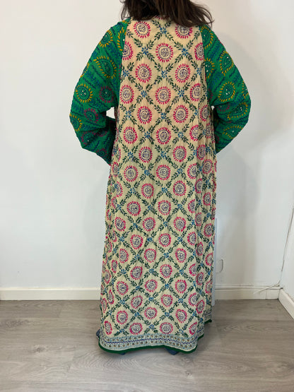 OTRAS. Kimono multicolor bordado TU(s/m)