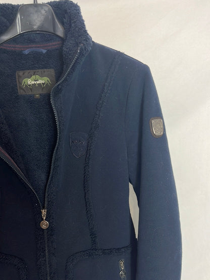 CAVALLO. Blue fleece jacket. Size 36