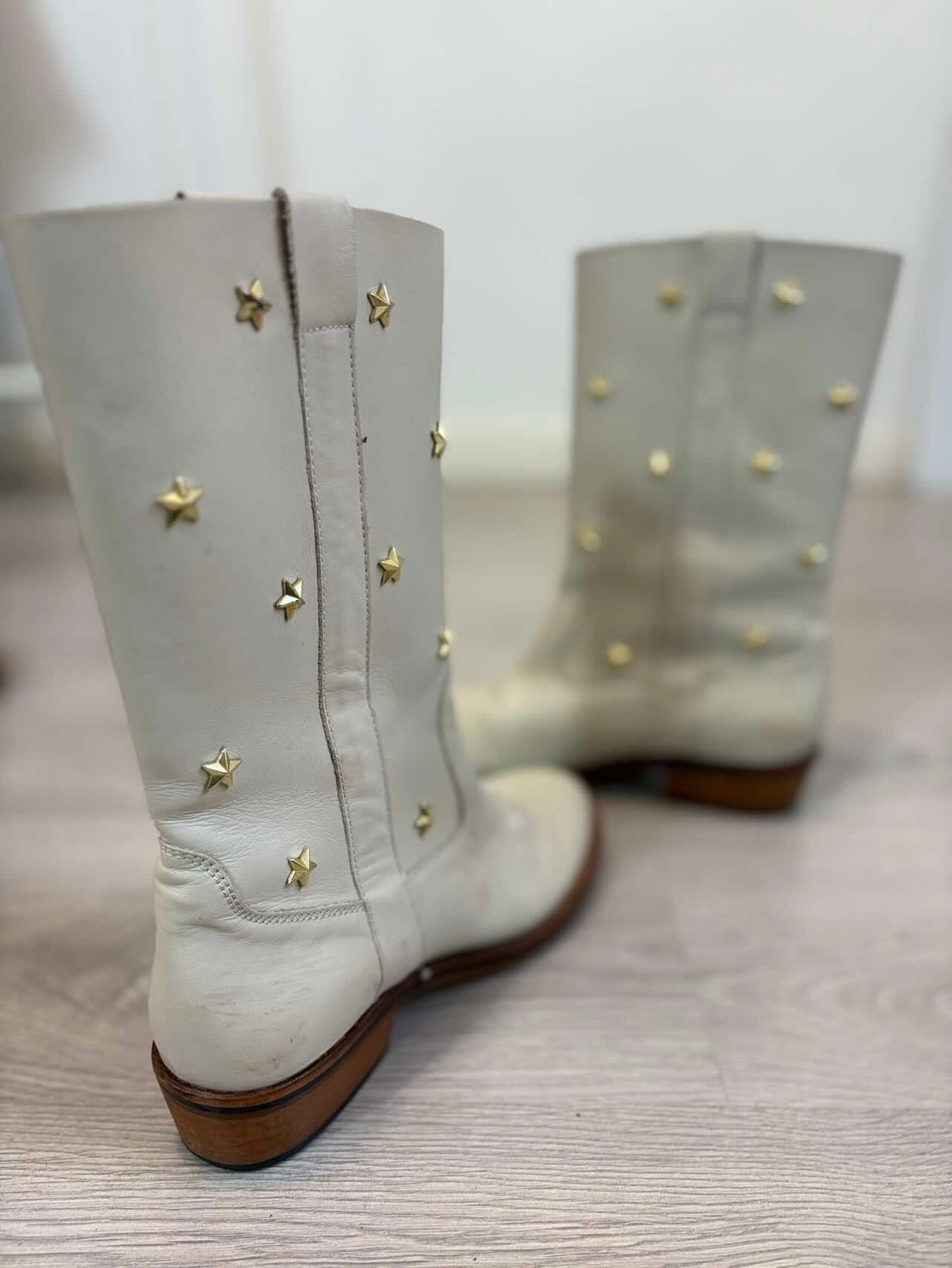 MERCULES. Botas piel estrellas. T 39