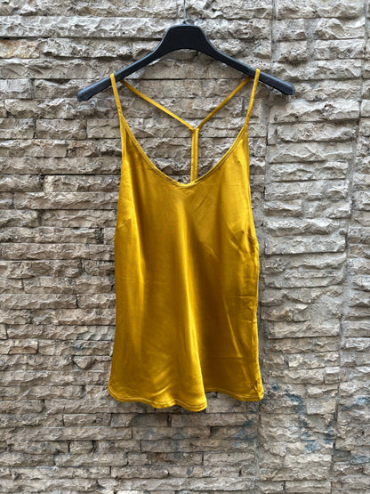 OTTOD´AME. Top satinado dorado