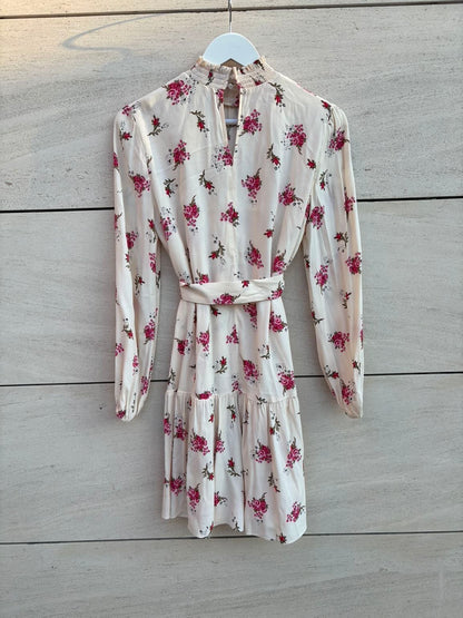 MAJE. Vestido corto estampado fluido