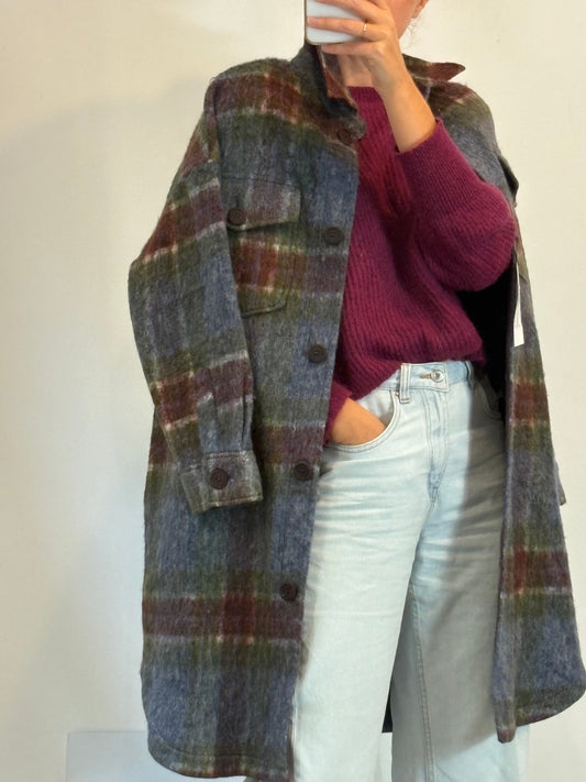 OTHERS. Long knit dress with neckline detail. TS