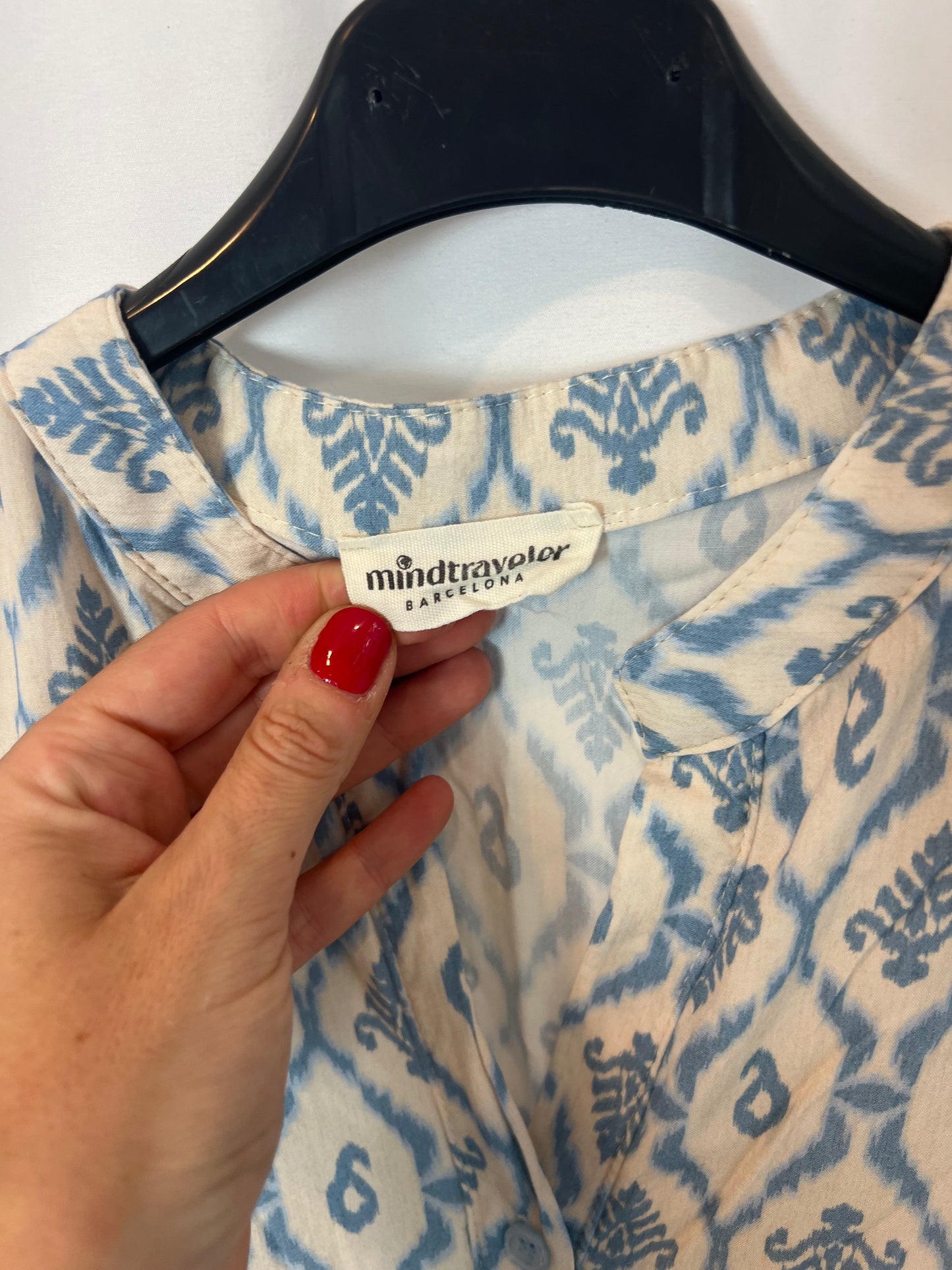 MINDTRAVELER. Blue print midi dress. YOU (M)