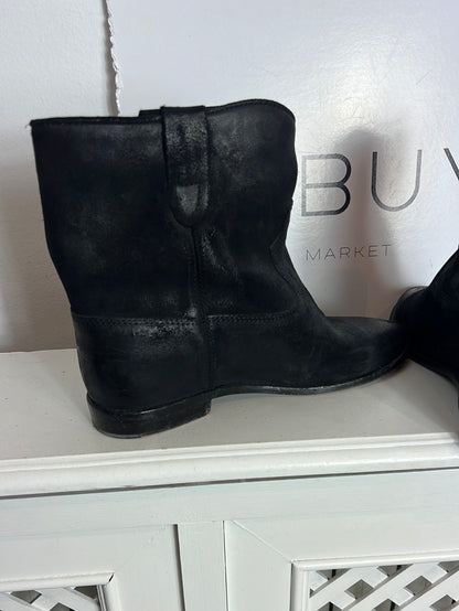 ISABEL MARANT. Botines piel plataforma interior. T 41