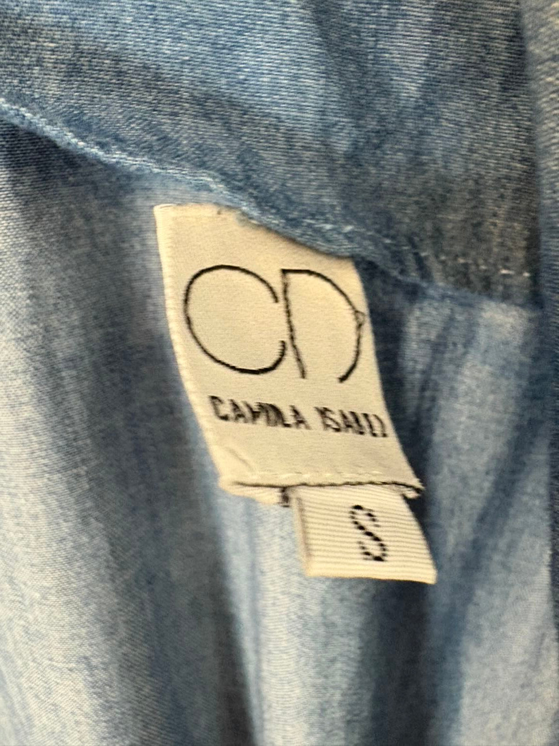CAMILA ISABEL. Vestido denim ligero cruzado