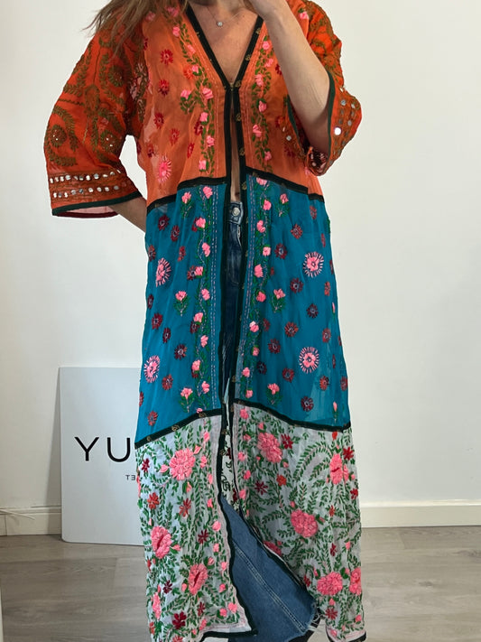 PAYAL ACCESSORIES. Kimono largo bordado TU(s/m)
