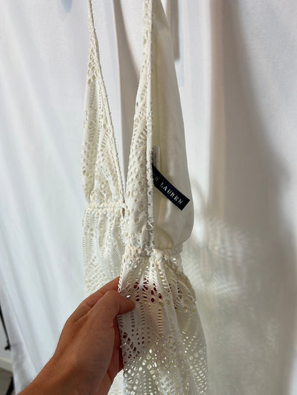 RALPH LAUREN. Die-cut mini dress. TM