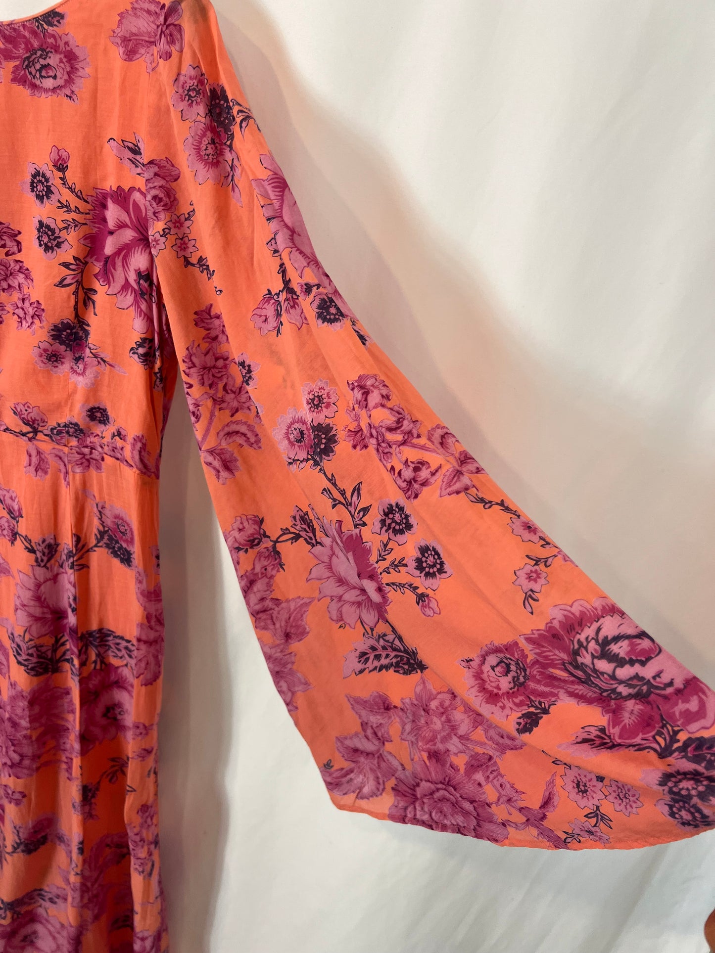 URBAN OUTFITTERS. Orange floral dress Your(s)
