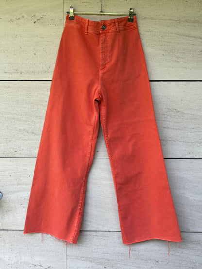 ANDESITES. Denim pata ancha coral. T 36