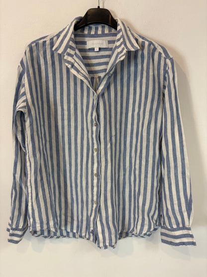 SCALPERS. Camisa lino rayas