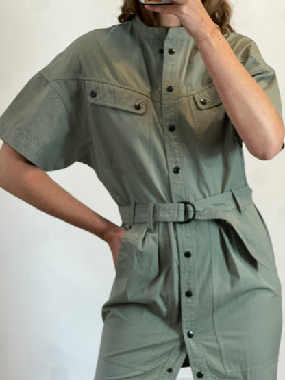 ISABEL MARANT ETOILE. Vestido corto abotonado. T 36