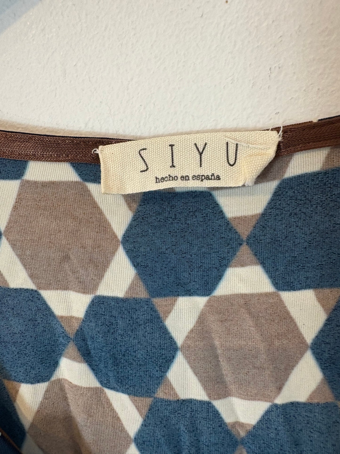 SIYU. Conjunto estampado retro