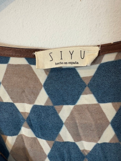 SIYU. Conjunto estampado retro