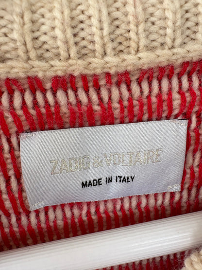 ZADIG & VOLTAIRE. Jersey lana rayas