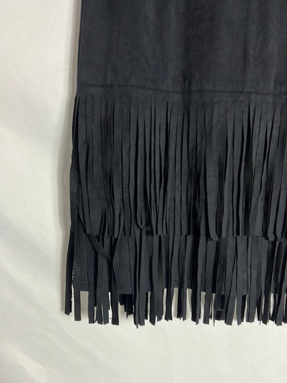 BIMANI. Falda antelina flecos T.34