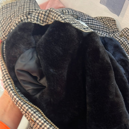 OTHERS. Girl's plaid coat. Size 4 years