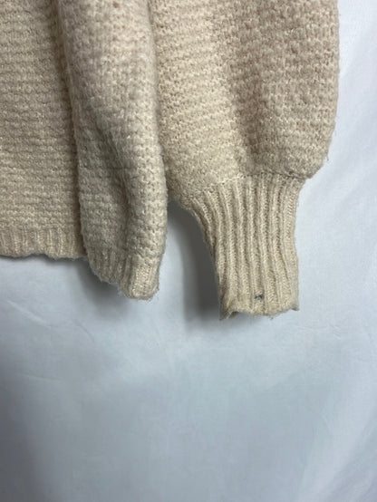 Y.A.S. Jersey beige bordados. TS (tara)