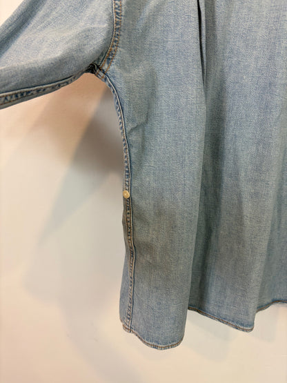 ZARA. Camisa denim. T M