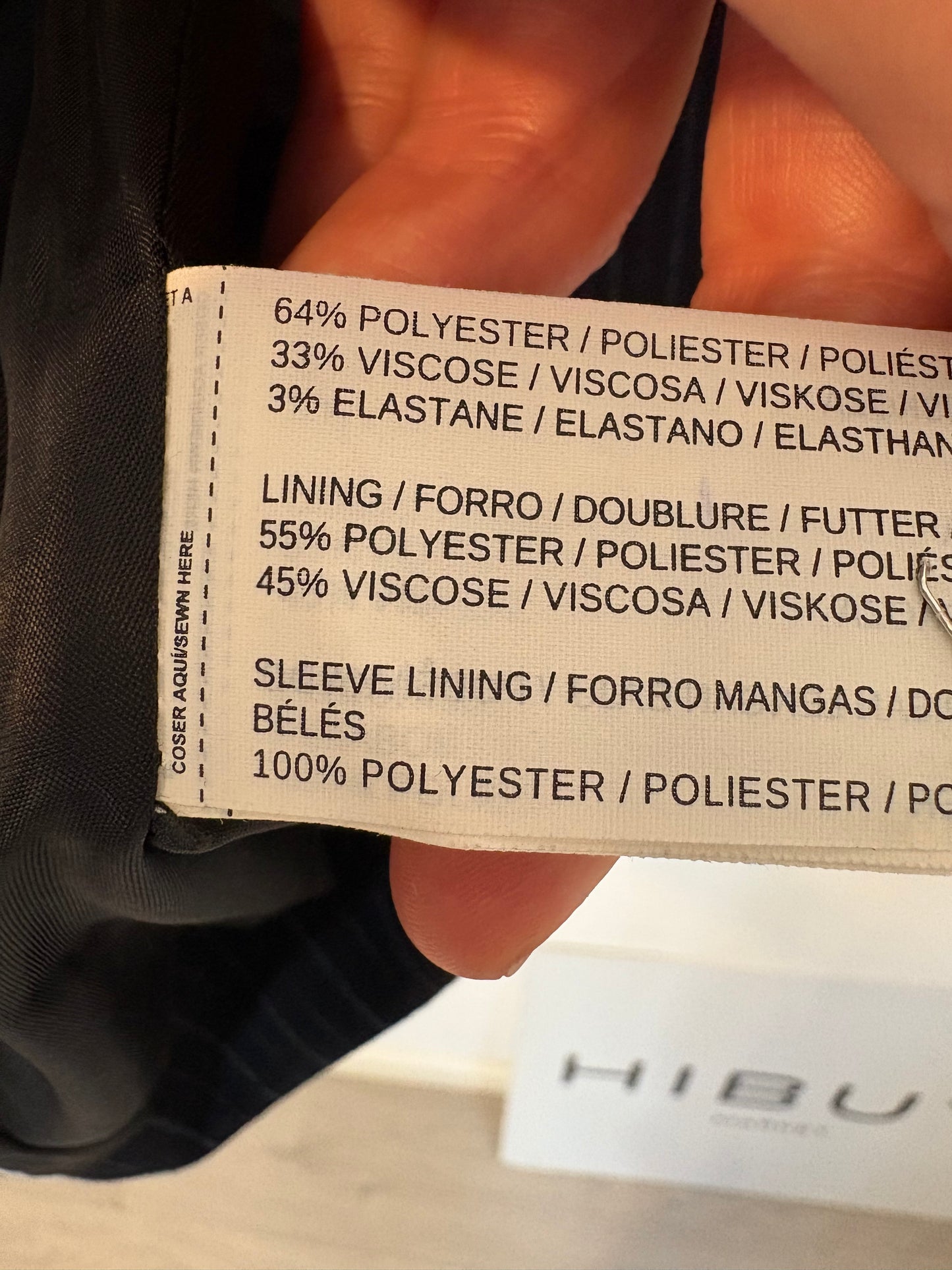 ZARA. Black stretch knit top. TL