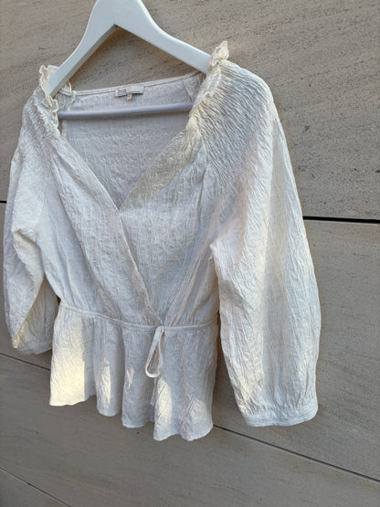 SALSA. Blusa textura cruzada