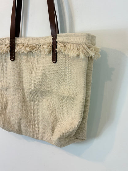 OTRAS. Bolso tela beige