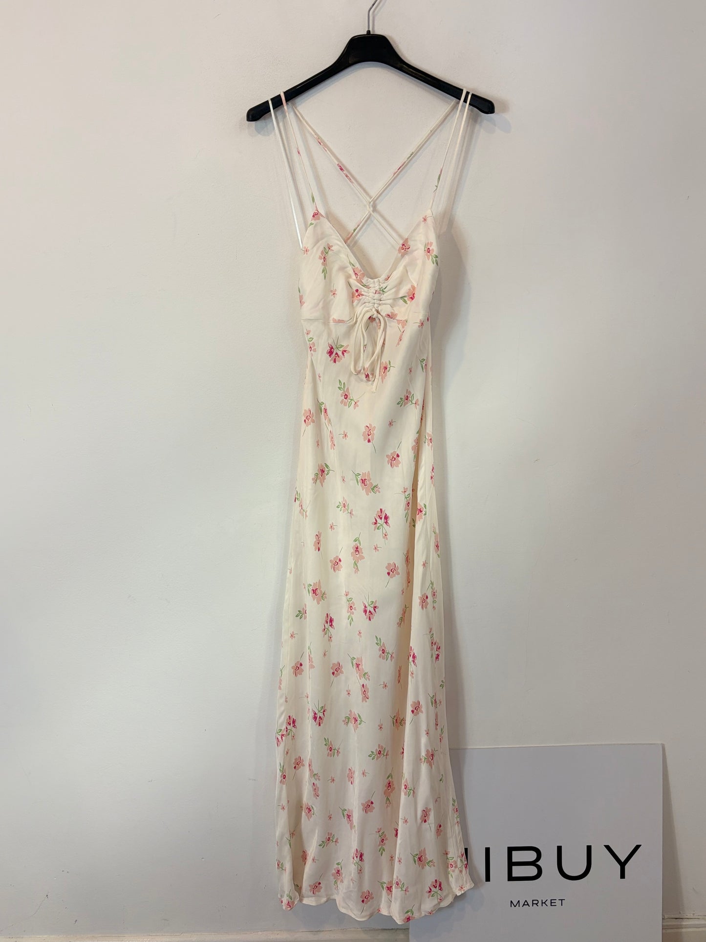OTHERS. Long knit dress with neckline detail. TS