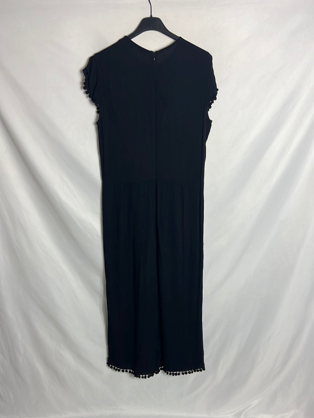 ZARA. Mono culotte  fluido borlas. T S