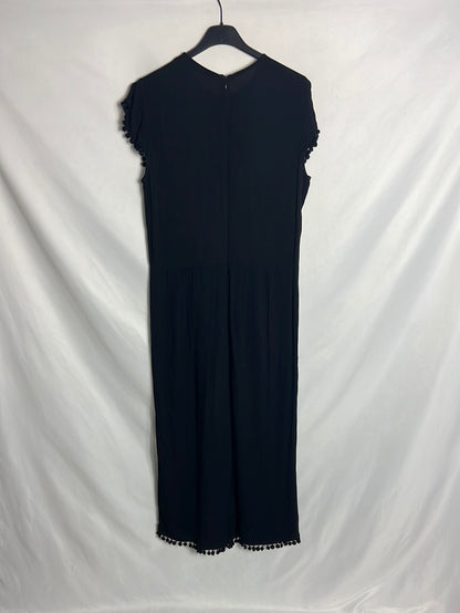 ZARA. Mono culotte  fluido borlas. T S