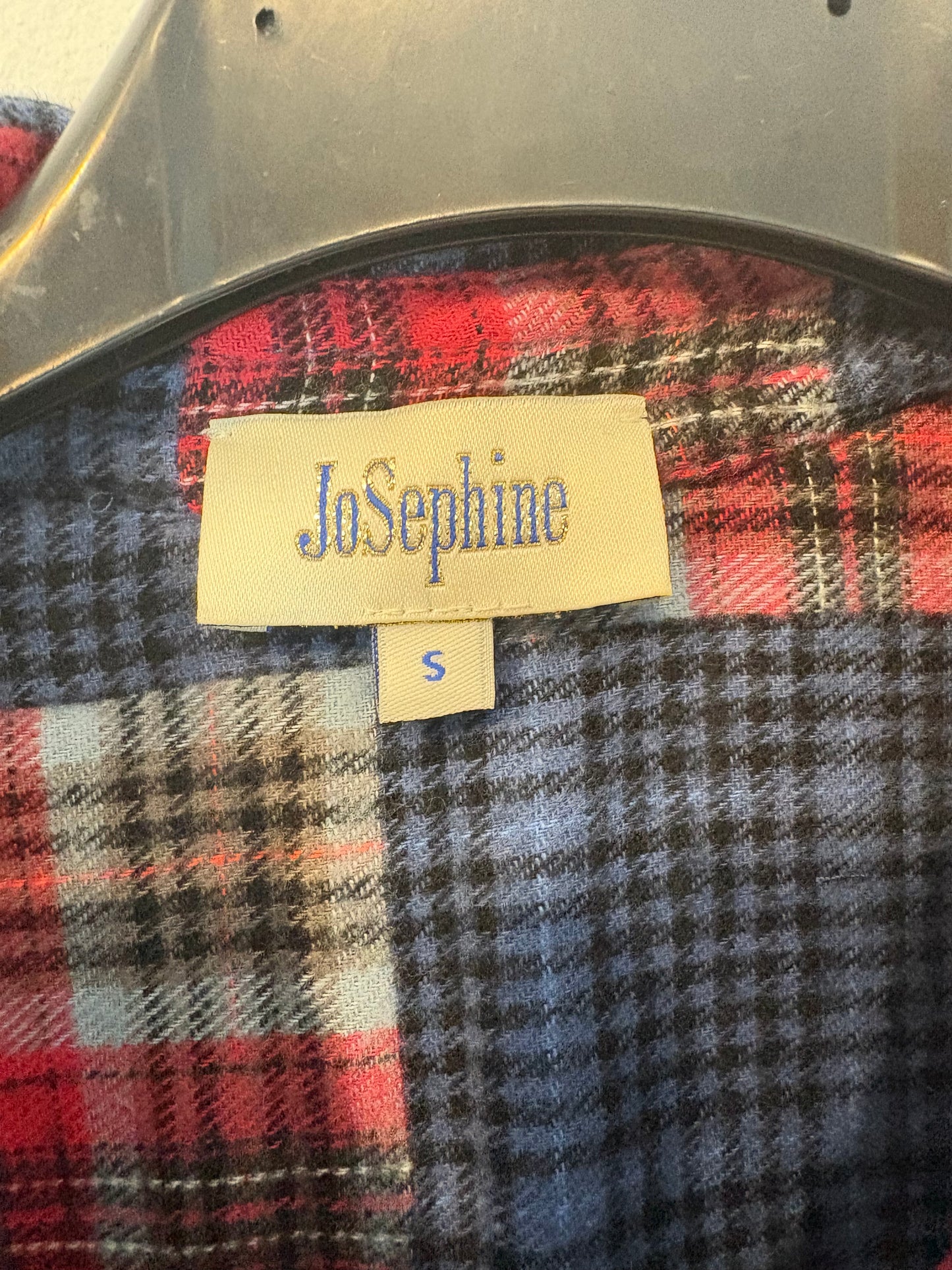 JOSEPHINE. Camisa algodón cuadros. T S