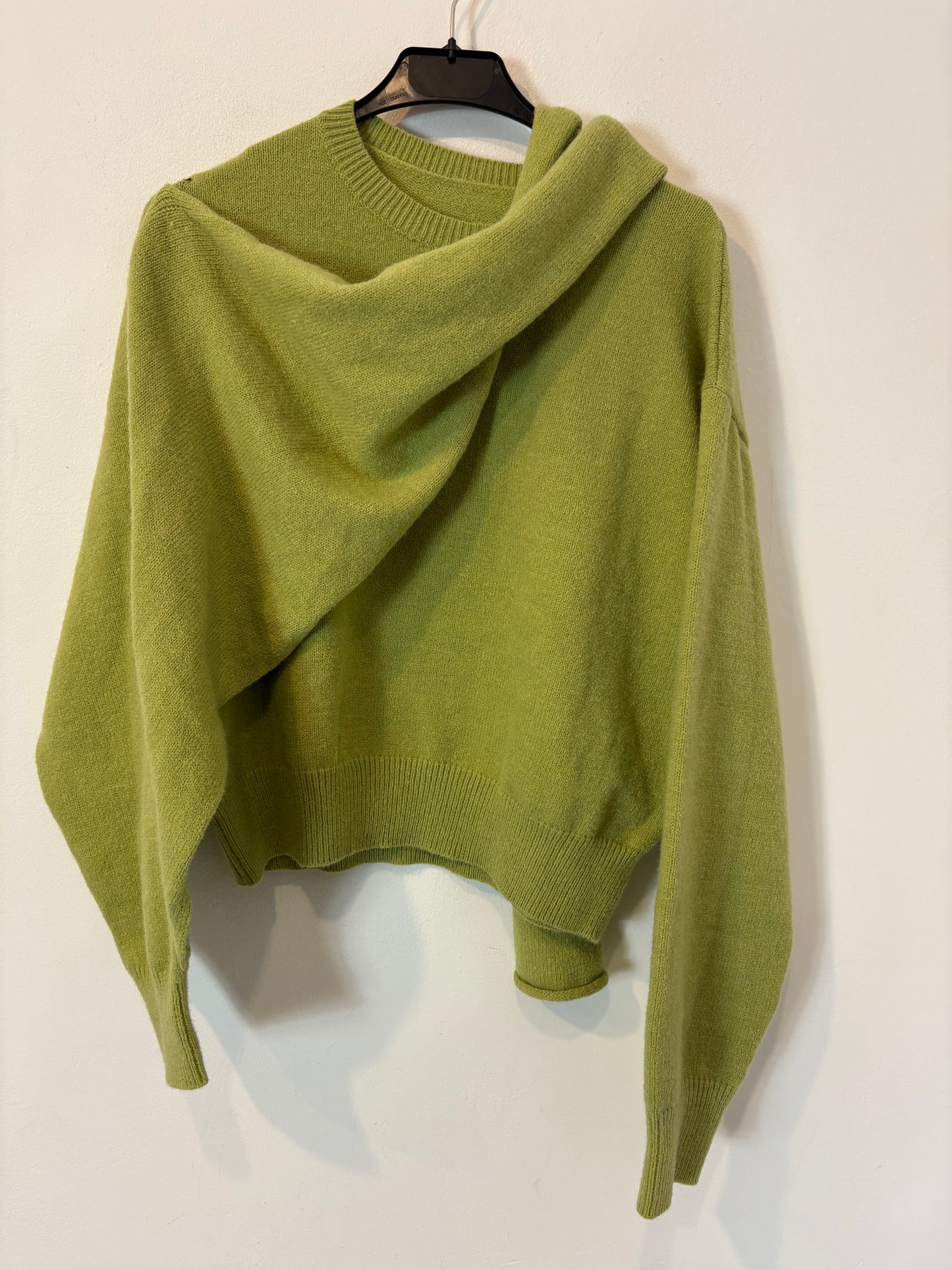 ZARA. Black stretch knit top. TL