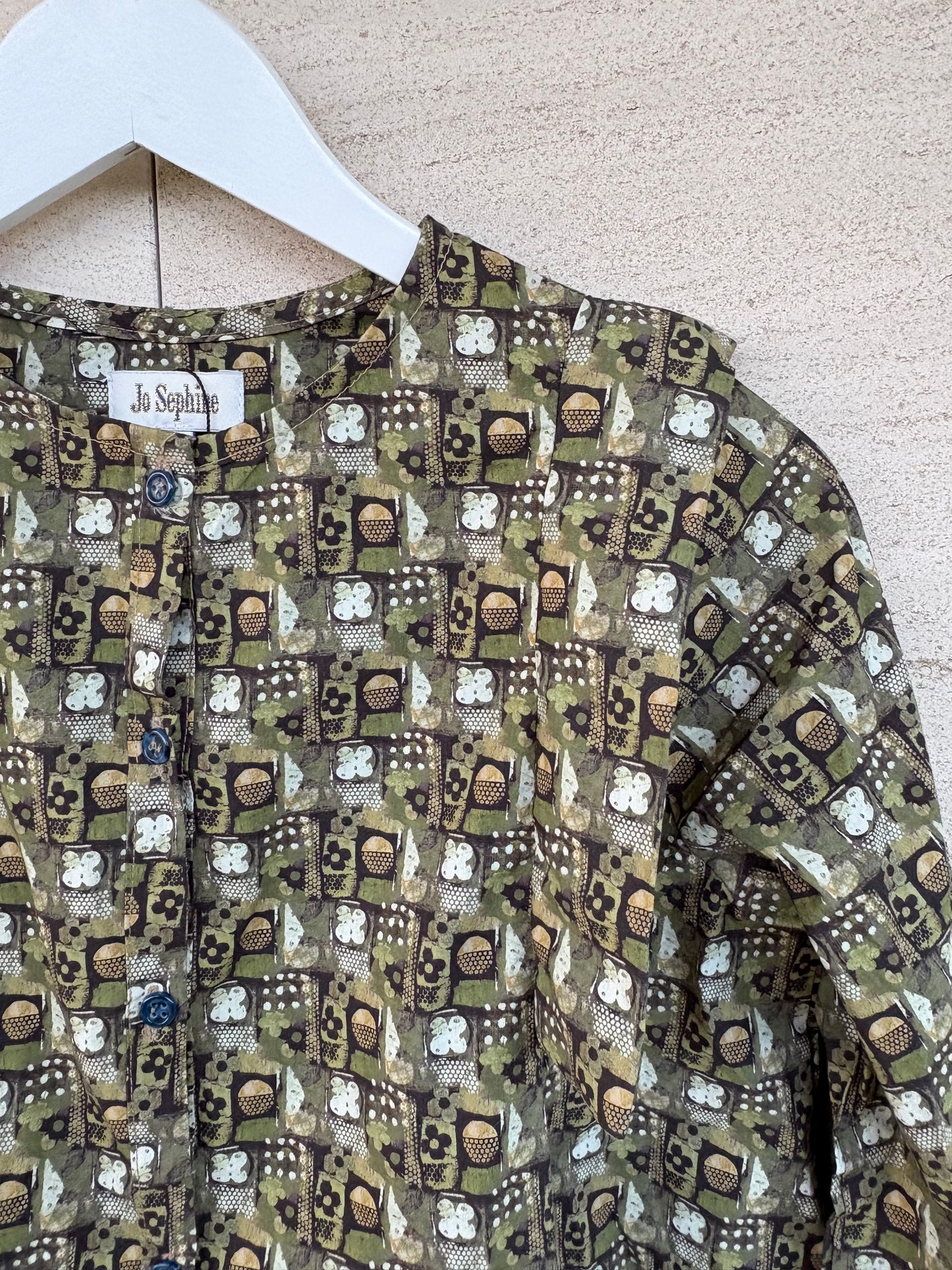 JOSEPHINE. Blusa estampada verdes