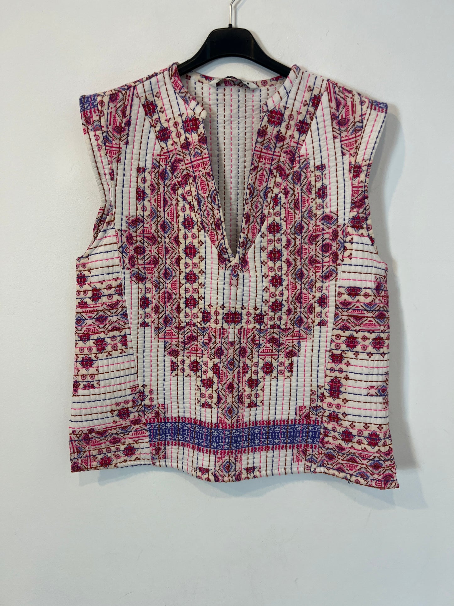 ZARA. Conjunto estampado textura. T M