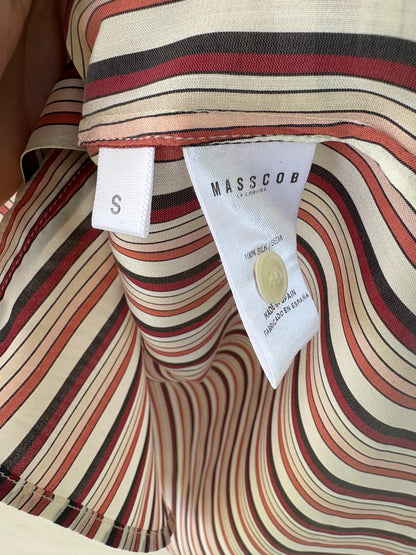 MASSCOB. Blusa seda rayas. T S