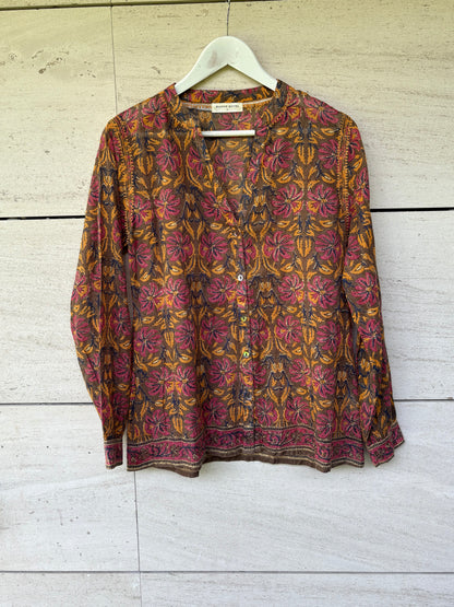 MAISON HOTEL. Blusa estampada algodón. T S