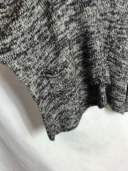 OTRAS. Jersey jaspeado lana escote pico. T U ( M)