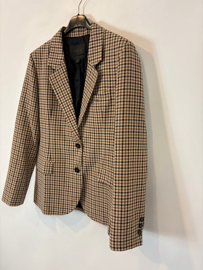ZARA. Blazer cuadros fluida