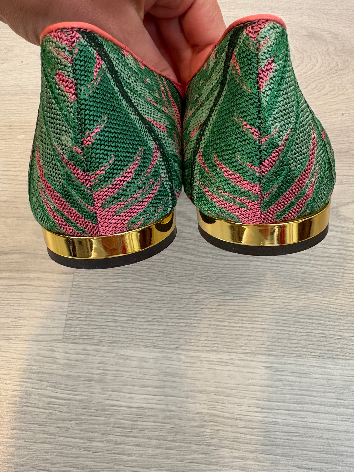 CHARLOTTE OLYMPIA. Zapato smoking siippers flamencos