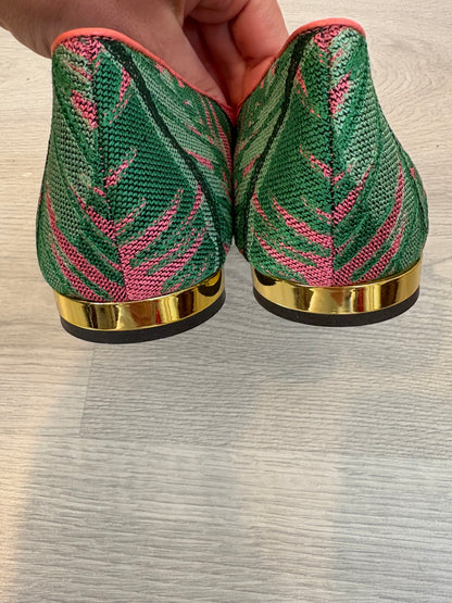 CHARLOTTE OLYMPIA. Zapato smoking siippers flamencos