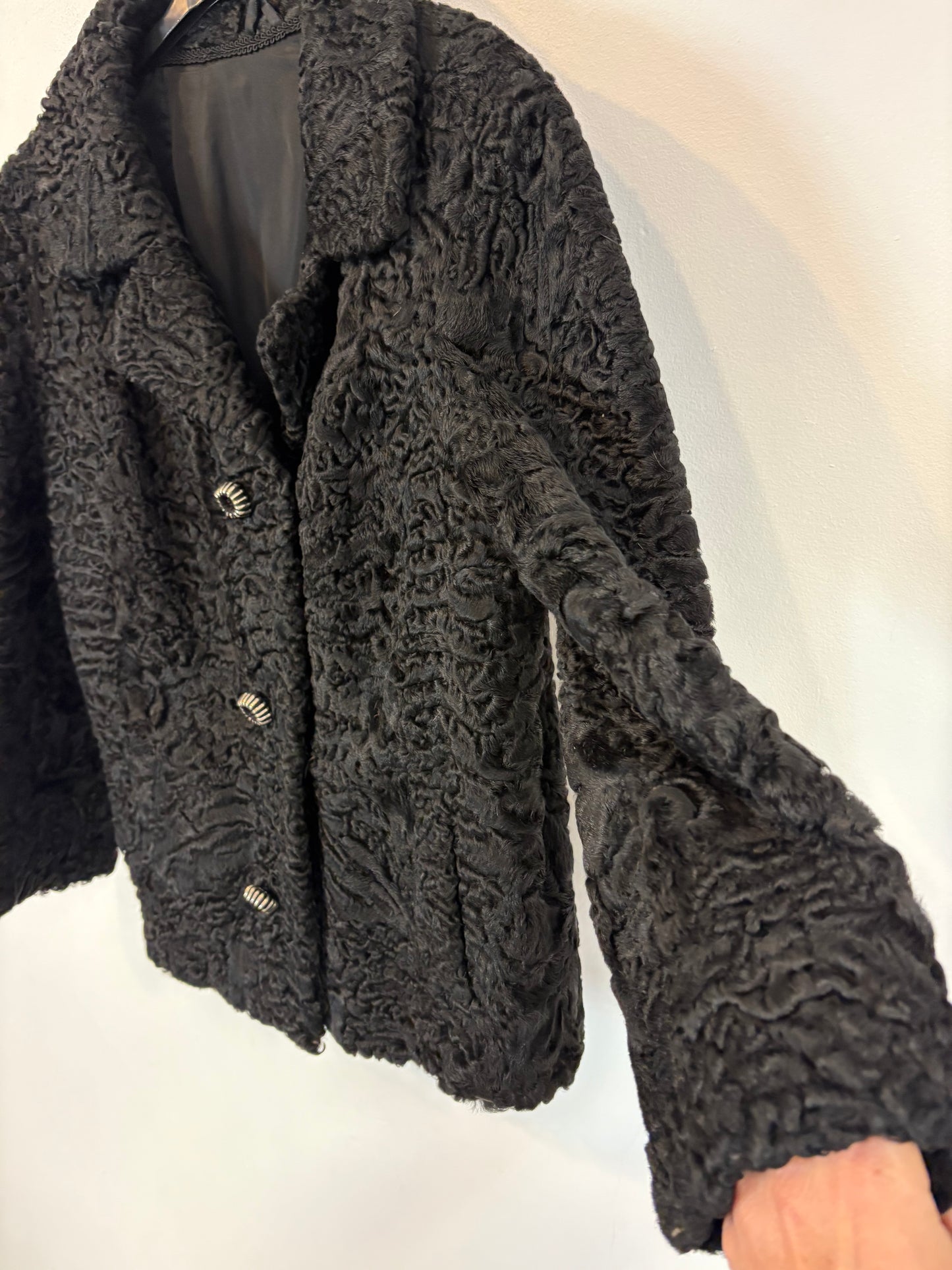 ZARA. Black stretch knit top. TL