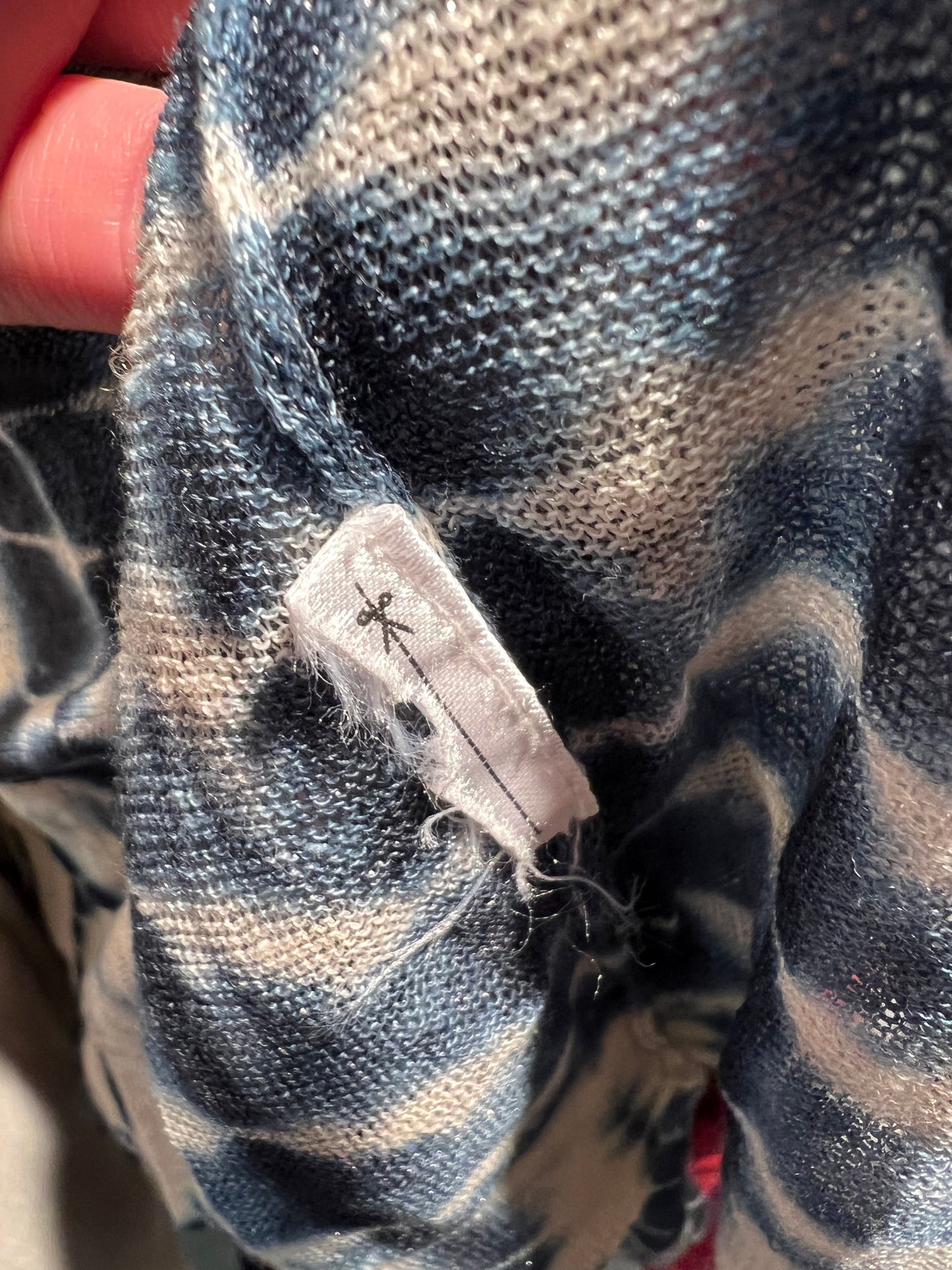 NICE THINGS.Chaqueta punto tie dye. T L (s/m)