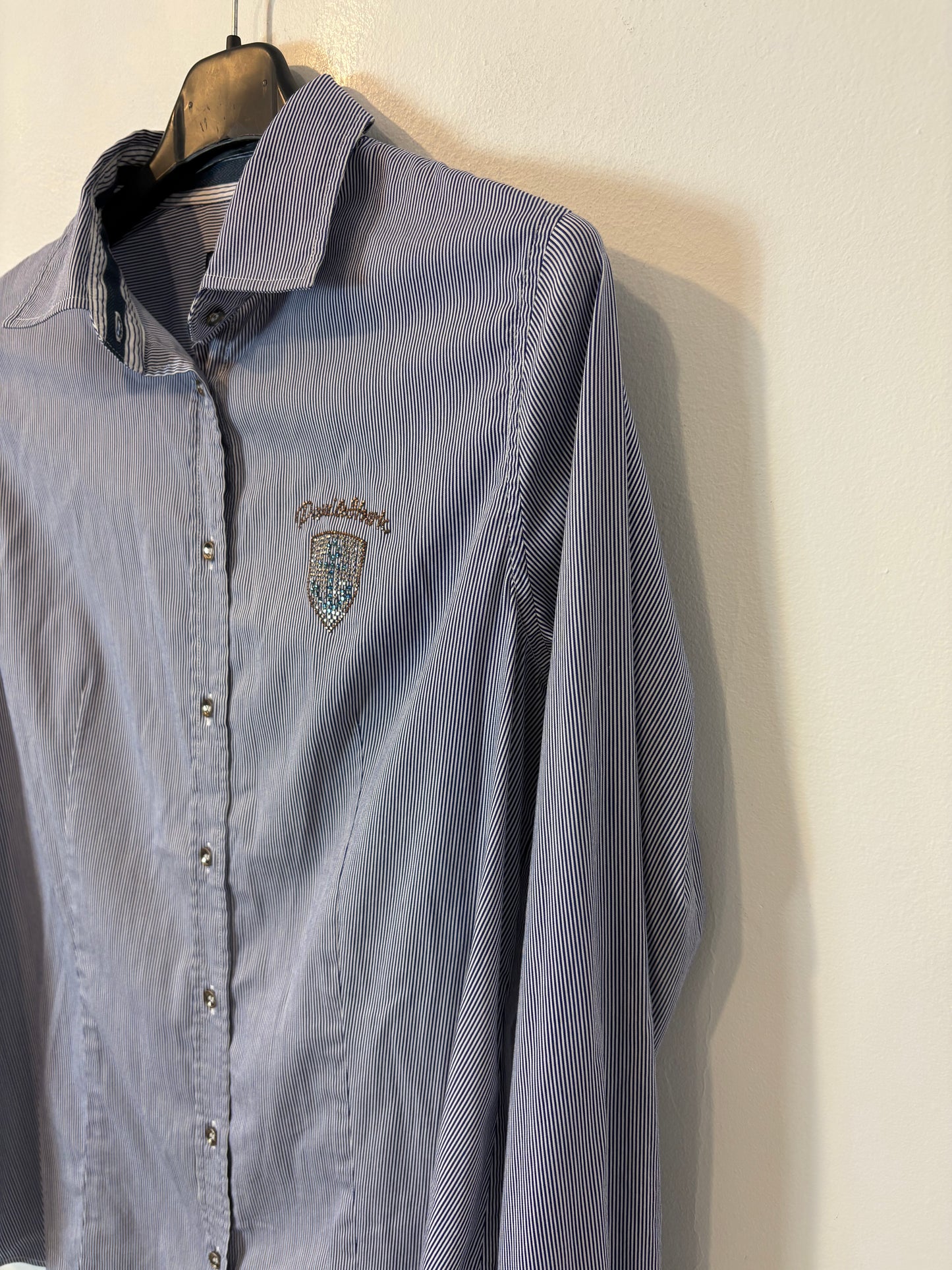 PAUL&SHARK. Camisa rayas logo