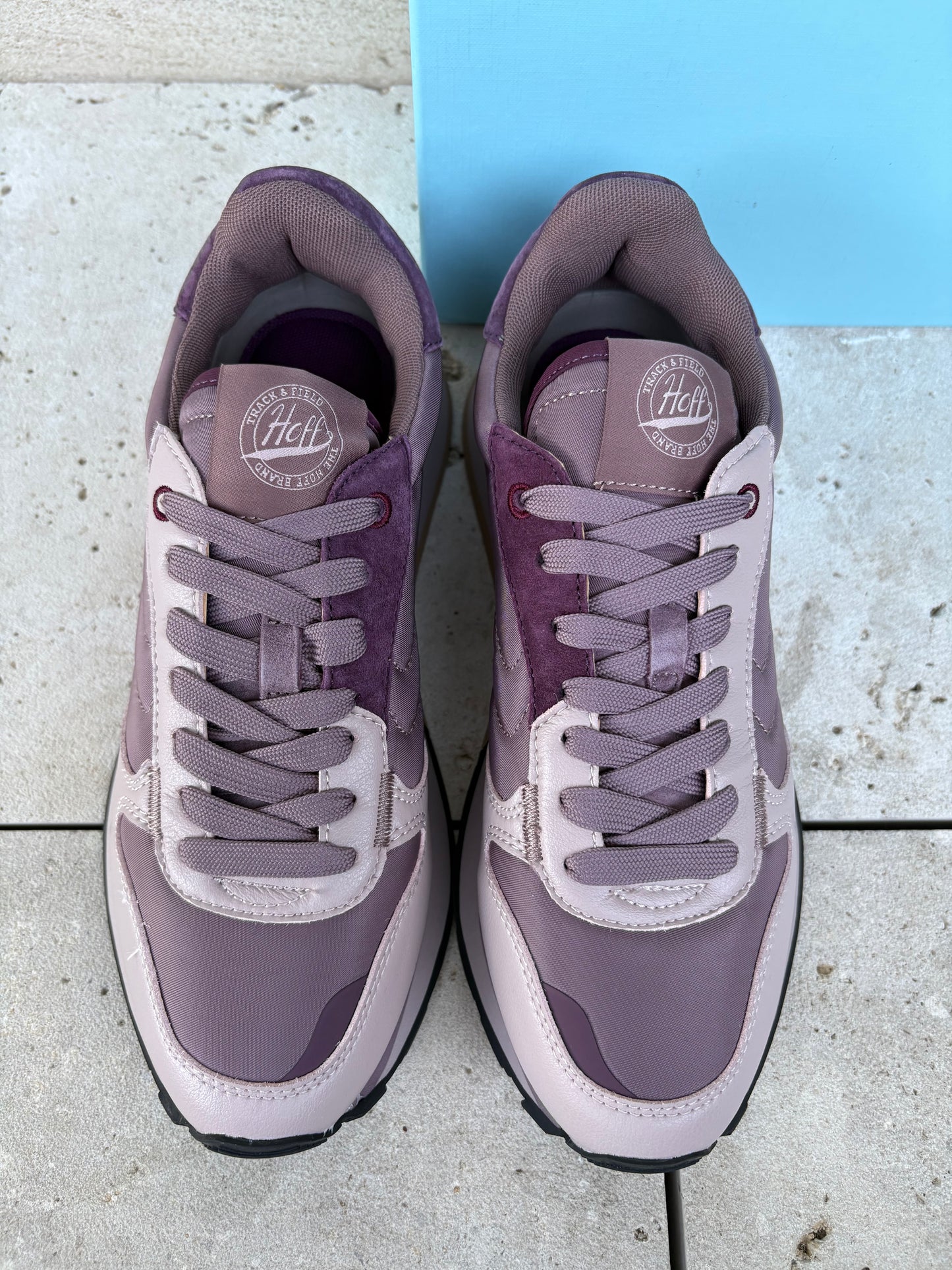 HOFF. Zapatillas texturas tonos malva. T 38